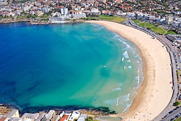 Bondi Beach Aerial View